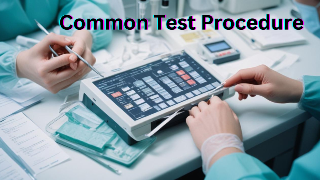 Common test procedure