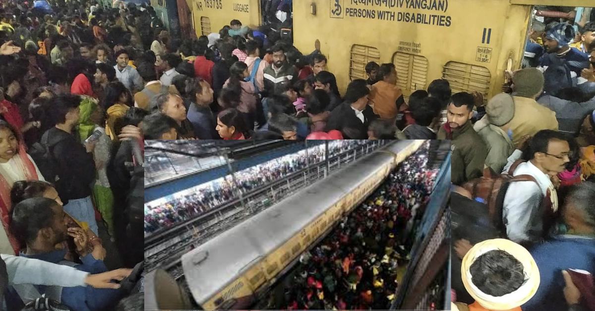 At least 18 people die in a stampede at New Delhi Railway Station in India