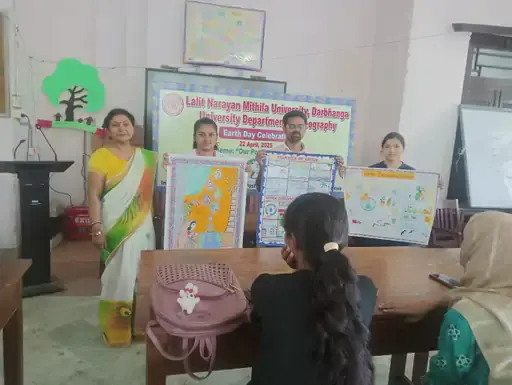 Earth Day Celebration at LNMU, Darbhanga: The students were encouraged