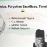 Stories of India’s Nobel Prize Winners