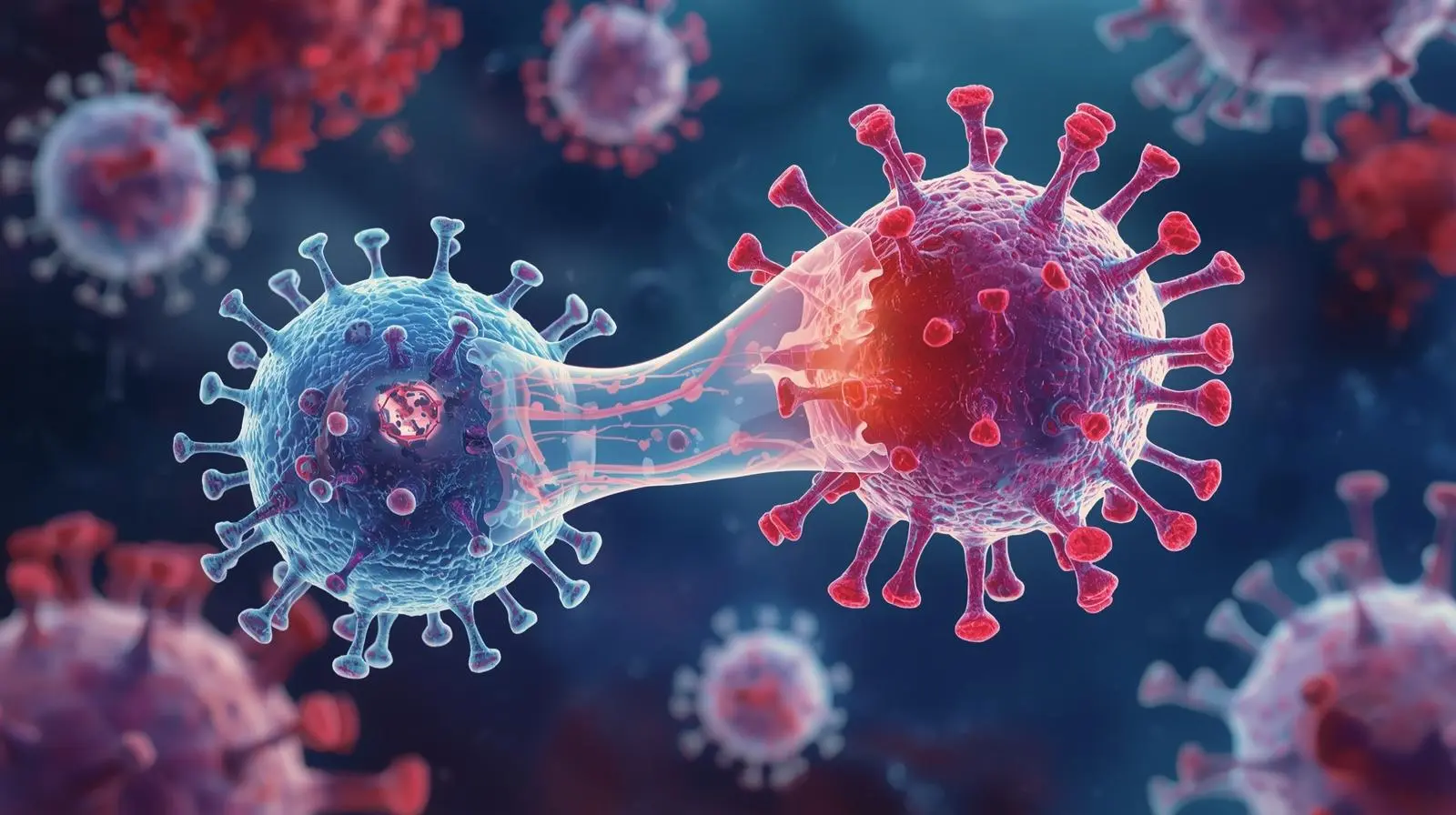  Treg cell (immune peacekeeper) de-escalating an aggressive T-cell, the discovery behind the 2025 Nobel Prize in Medicine.